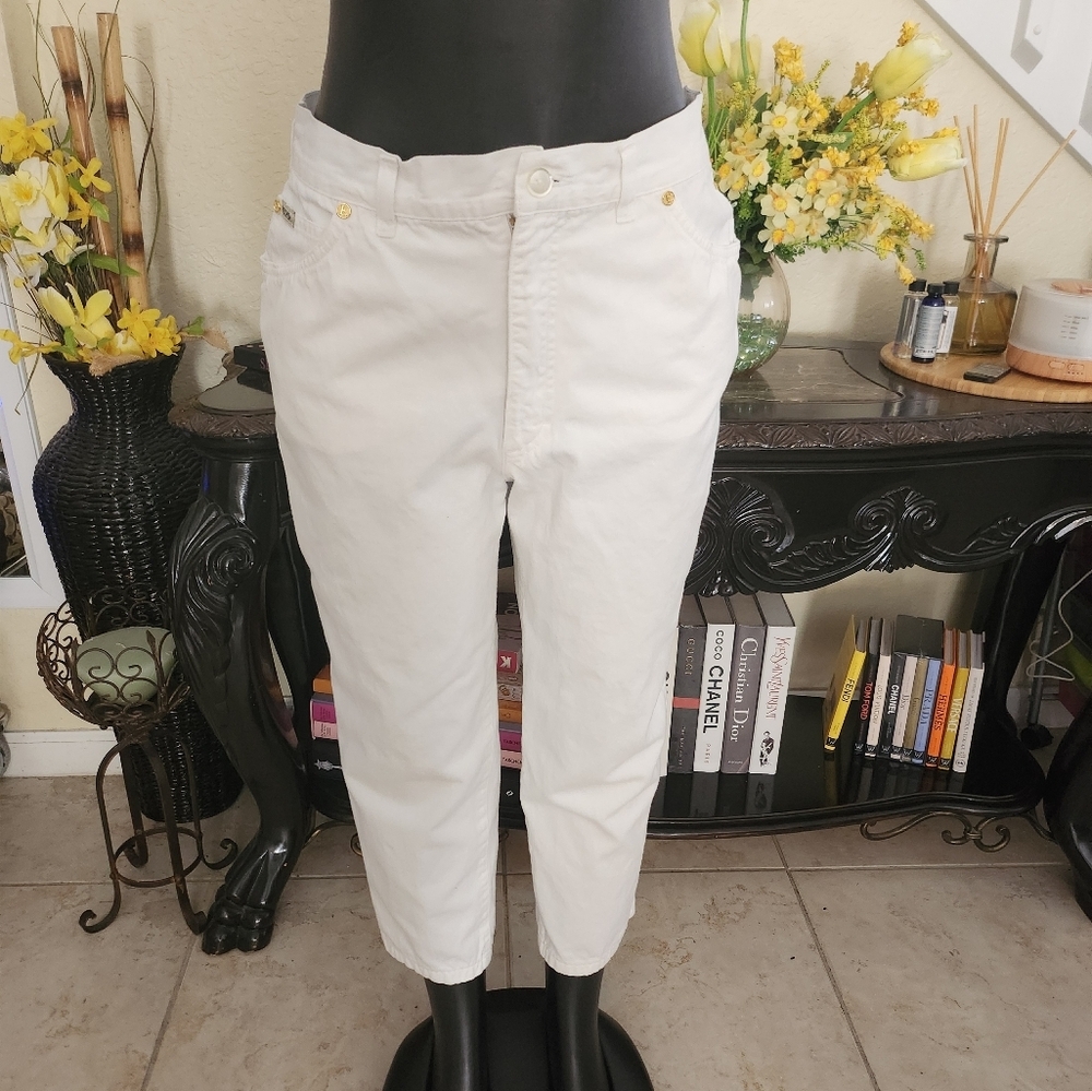 Escada Margaretha Ley vtg 80s high waist jeans size 42